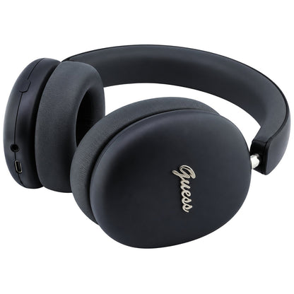 Auricolare Bluetooth Guess Metal Script Logo, A2DP, Nero