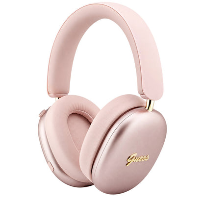 Auricolari Bluetooth Guess Metal Script Logo, A2DP, rosa