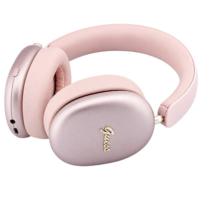 Auricolari Bluetooth Guess Metal Script Logo, A2DP, rosa