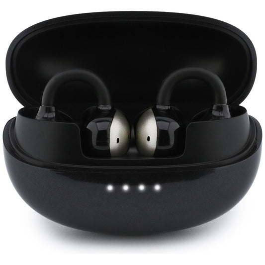 Handsfree Bluetooth Guess Finitura Metallica Parti Elettroporate Classico, TWS, Nero