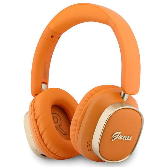 Auricolare Bluetooth Guess Rectangle Metal Script, A2DP, Arancione