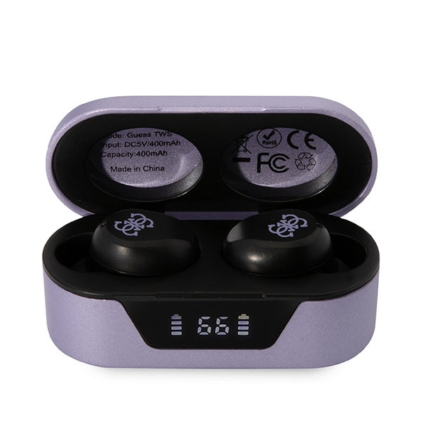 Auricolari Bluetooth Guess, TWS, Viola