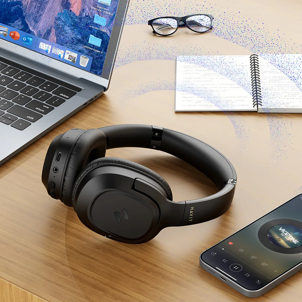 Auricolare Bluetooth HAVIT H612BT, A2DP, Nero