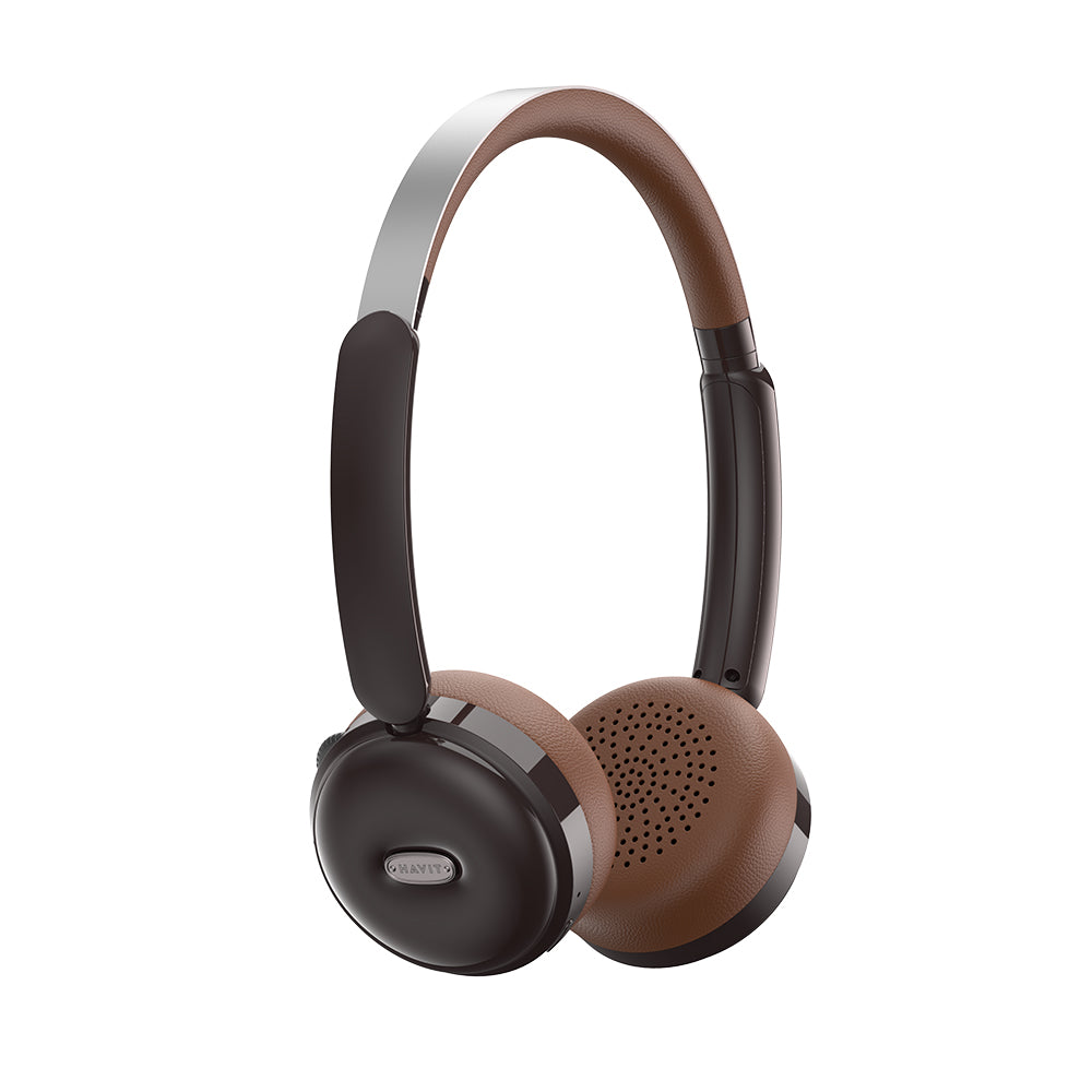 Auricolare Bluetooth HAVIT H616BT, A2DP, Marrone