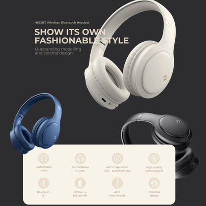 Handsfree Bluetooth HAVIT H633BT, Multipoint, A2DP, Blu