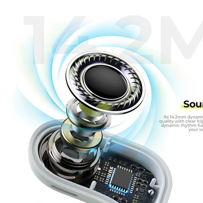 Auricolare Bluetooth HAVIT OWS915, TWS, Grigio