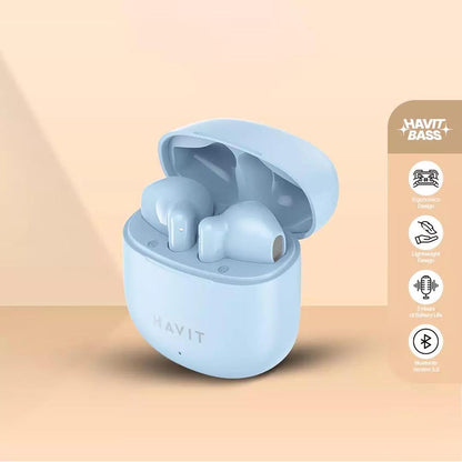 Handsfree Bluetooth HAVIT TW976, TWS, Bianco