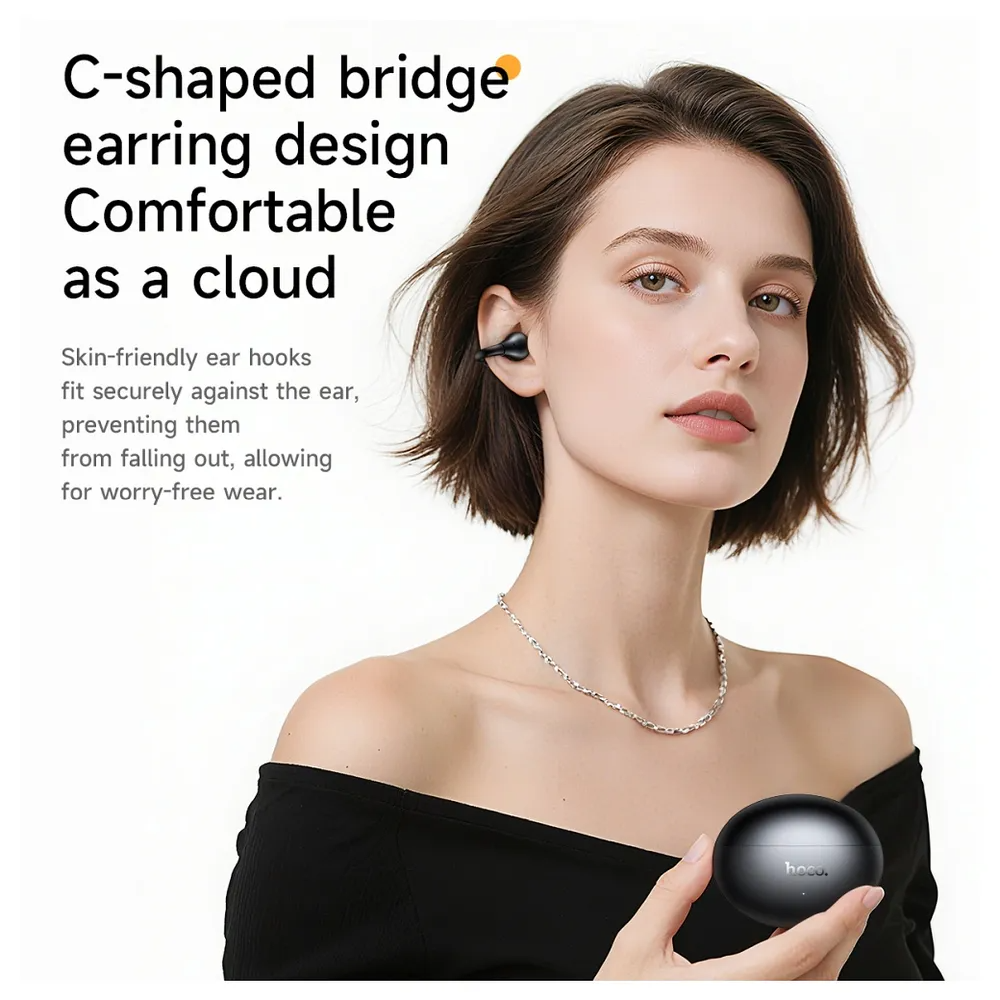 Auricolare Bluetooth HOCO EA8, TWS, Nero