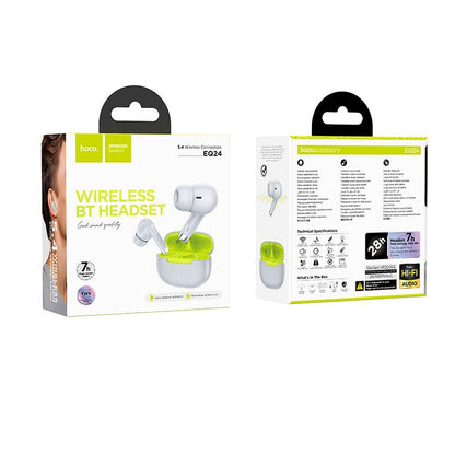 Auricolare Bluetooth HOCO EQ24, TWS, Grigio