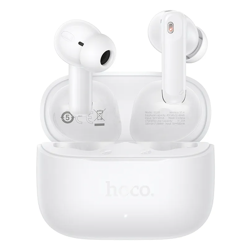 Auricolare Bluetooth HOCO EQ30, TWS, Bianco