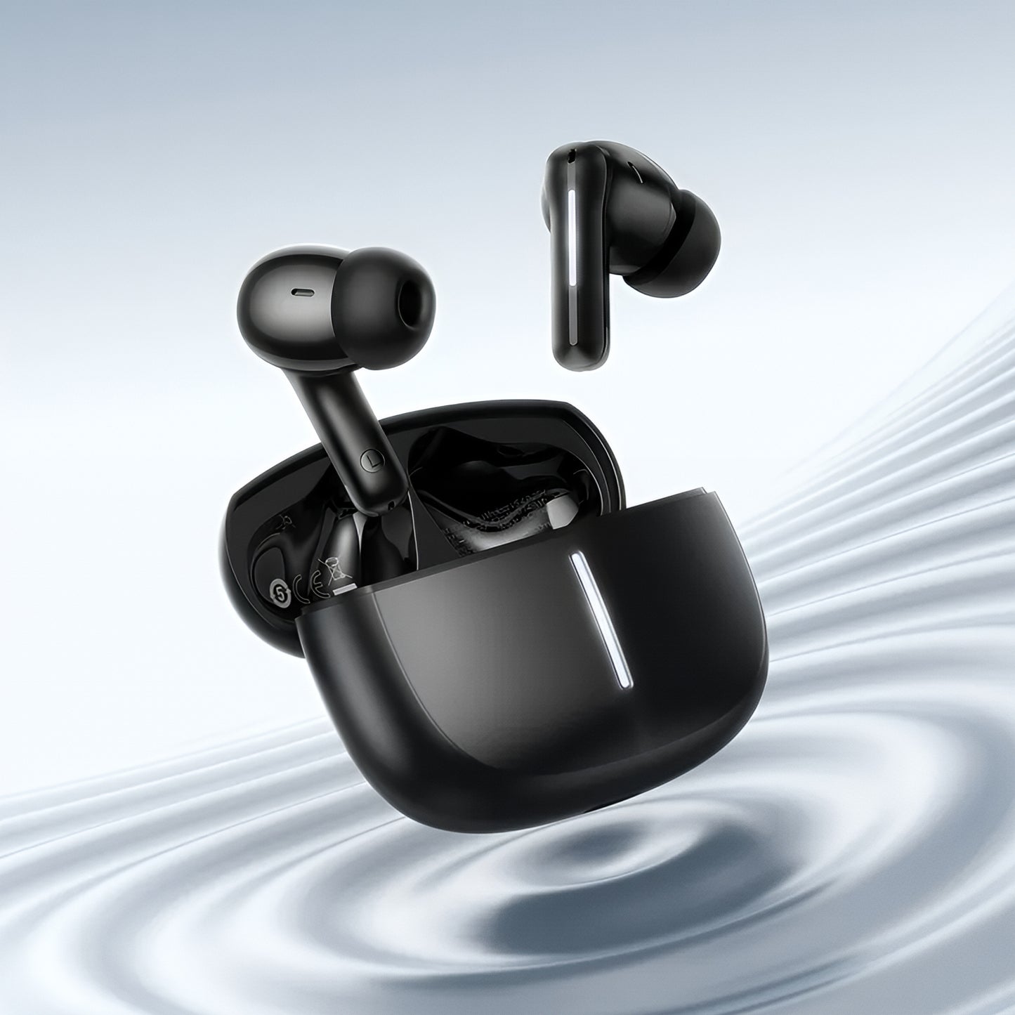 Auricolari Bluetooth HOCO EQ34 Plus, TWS, ANC, Nero