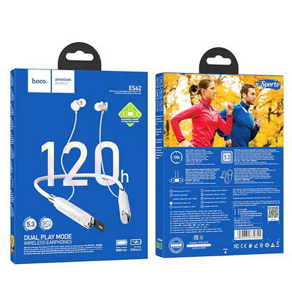 Auricolare Bluetooth HOCO ES62, A2DP, Grigio