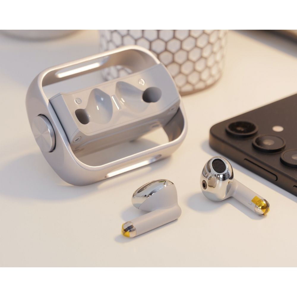 Auricolare Bluetooth HOCO EW55, TWS, Argento