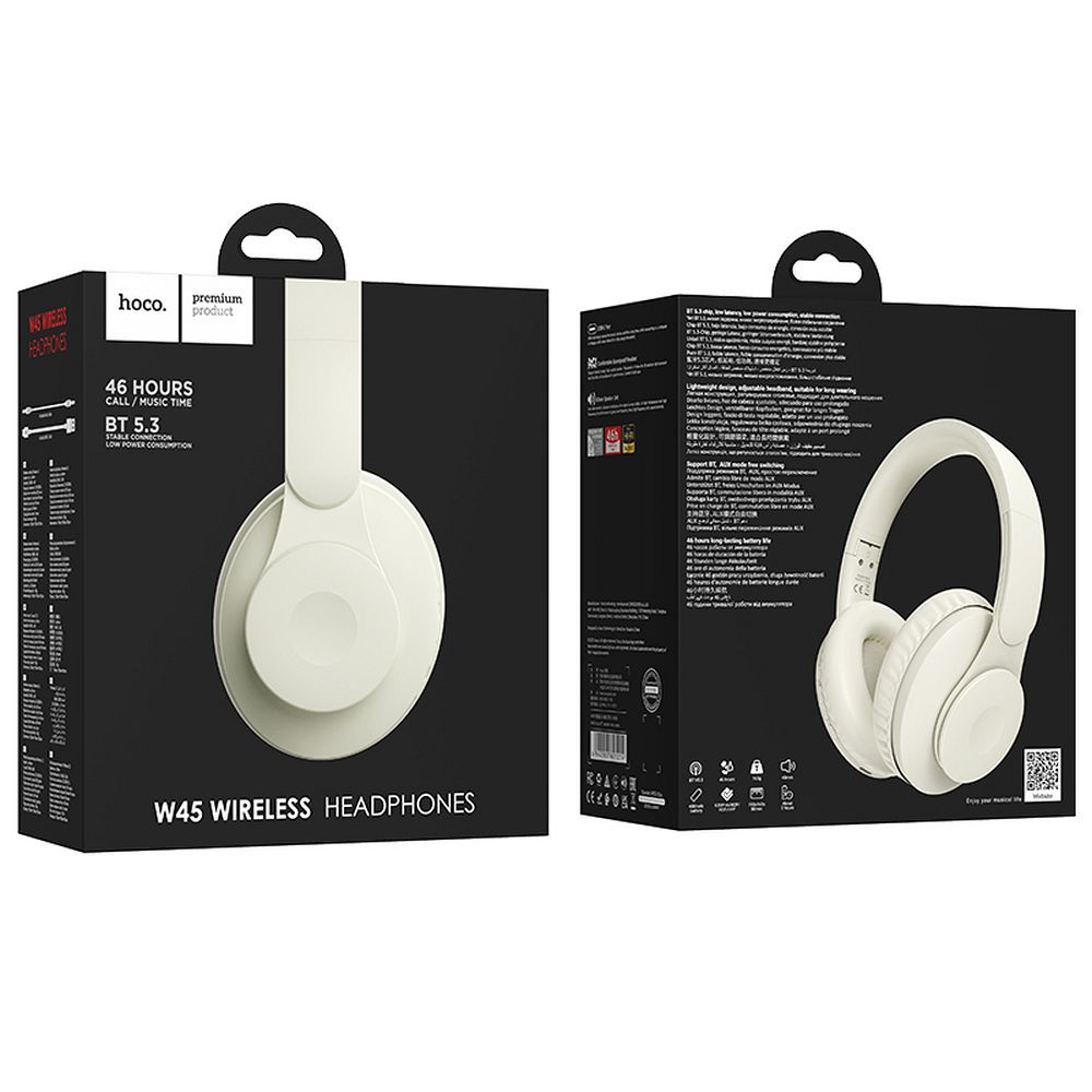 Bluetooth Handsfree HOCO W45, A2DP, White