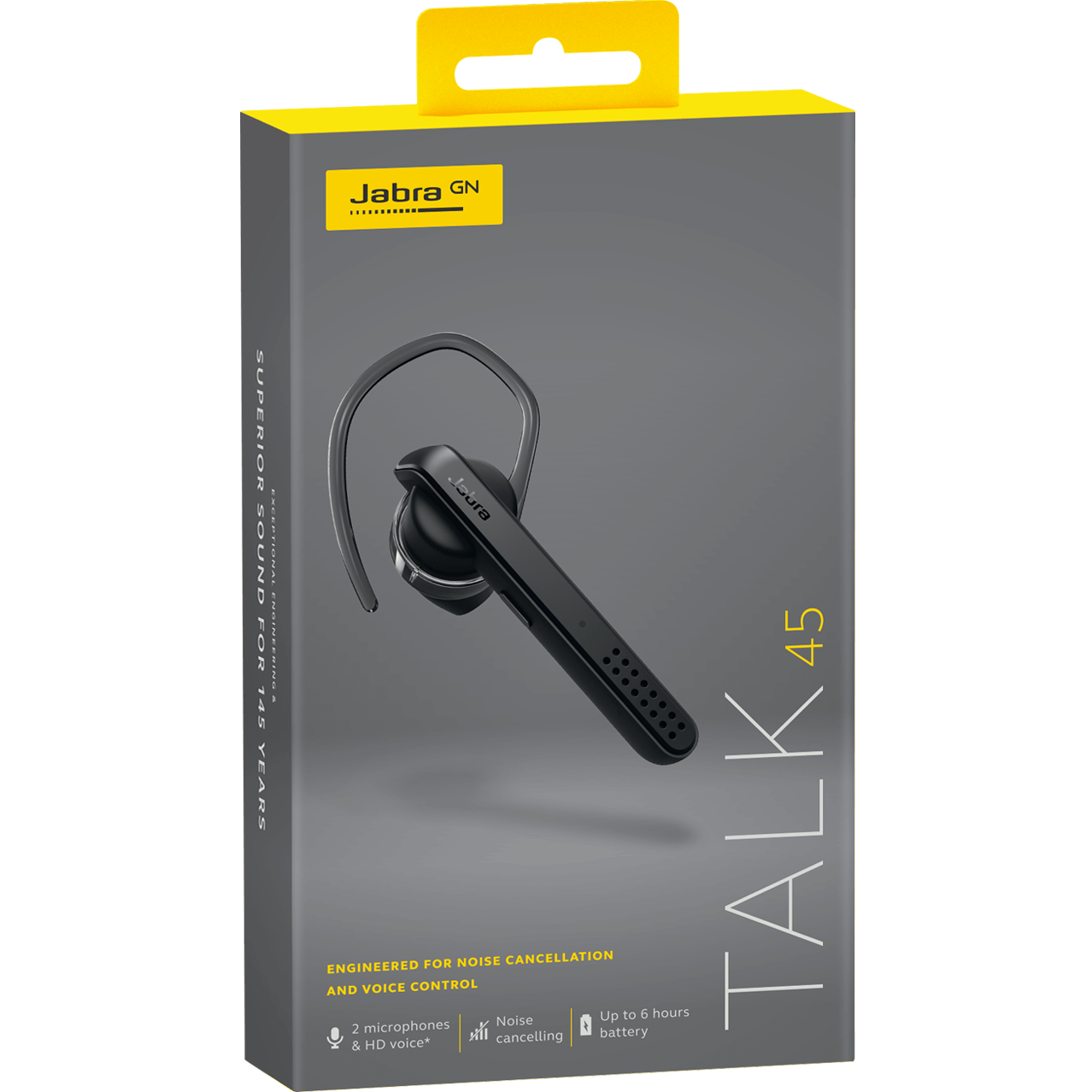 Vivavoce Bluetooth Jabra Talk 45, A2DP, nero, ricondizionato 