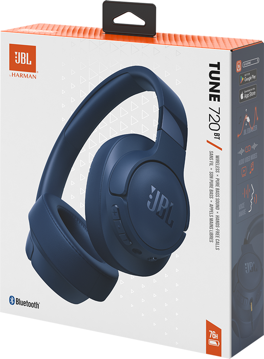 Vivavoce Bluetooth JBL Tune 720BT, MultiPoint, A2DP, Blu JBLT720BTBTBLU