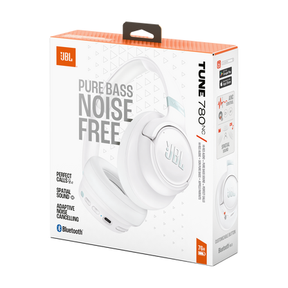 Auricolare Bluetooth JBL Tune 780NC, MultiPoint, A2DP, ANC, Bianco