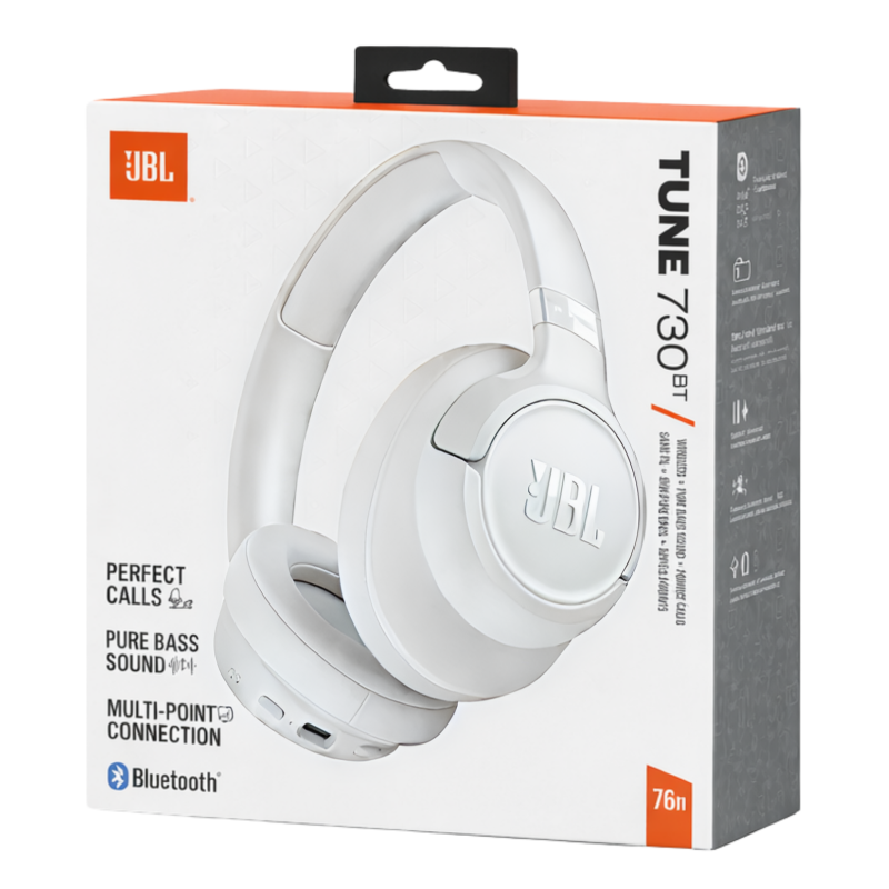 Handsfree Bluetooth JBL Tune 730BT, MultiPoint, A2DP, Bianco JBLT730BTWHT