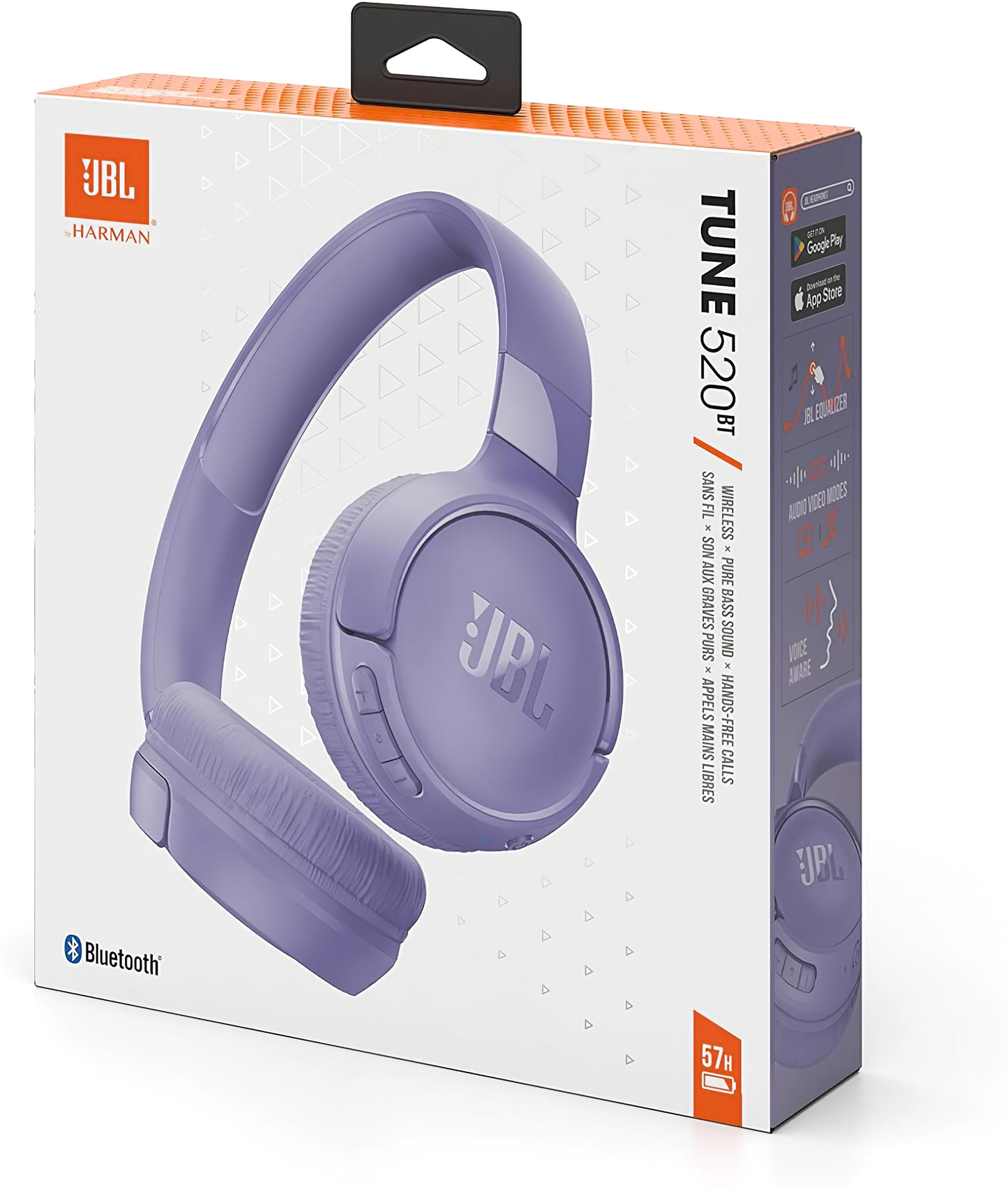 Vivavoce Bluetooth JBL Tune 520BT, MultiPoint, A2DP, viola JBLT520BTPUR