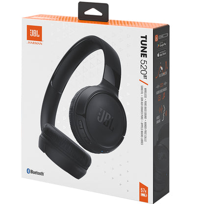 Vivavoce Bluetooth JBL Tune 520BT, MultiPoint, A2DP, nero JBLT520BTBLK