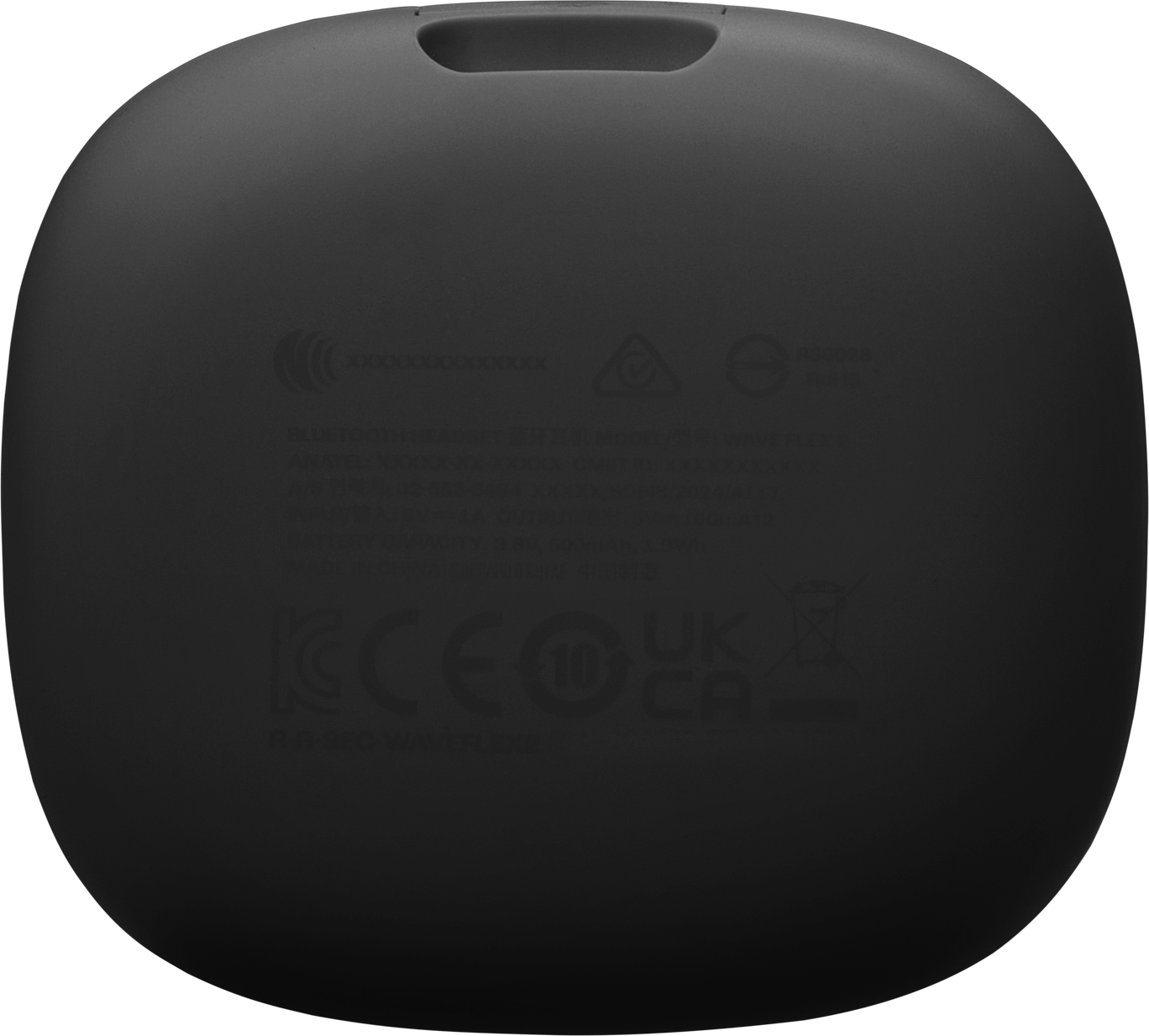 Auricolare Bluetooth JBL Wave Flex 2, TWS, ANC, MultiPoint, Nero JBLWFLEX2BLK