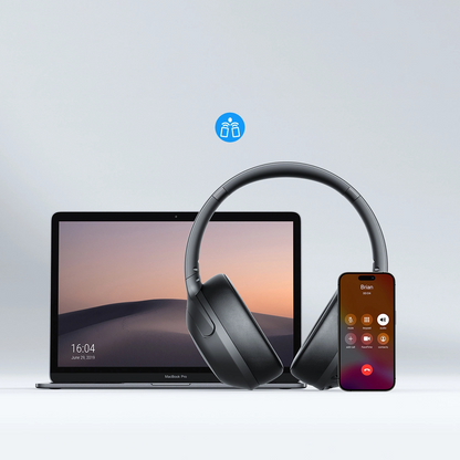 Auricolare Bluetooth Joyroom JR-JH2, A2DP, ANC, Nero