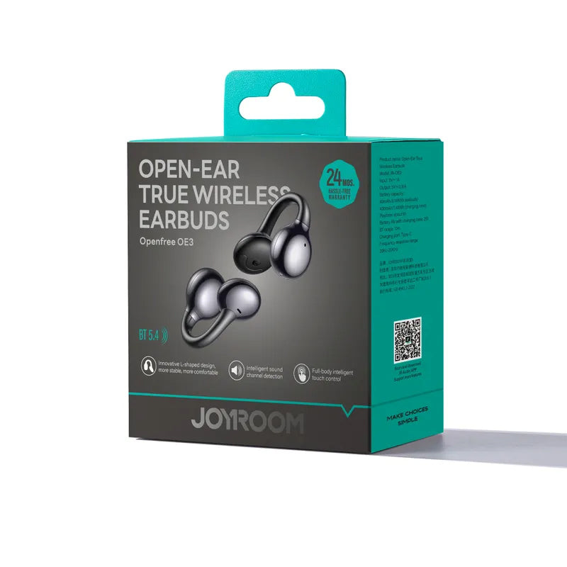 Auricolare Bluetooth Joyroom Openfree JR-OE3, TWS, Nero