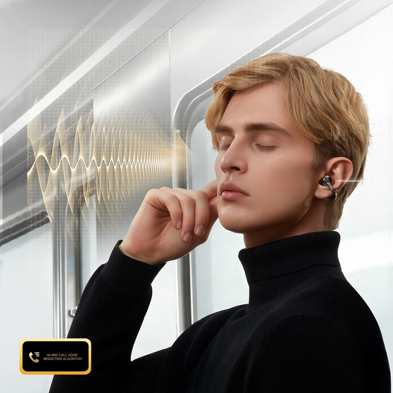 Auricolare Bluetooth Joyroom Openfree JR-OE3, TWS, Nero