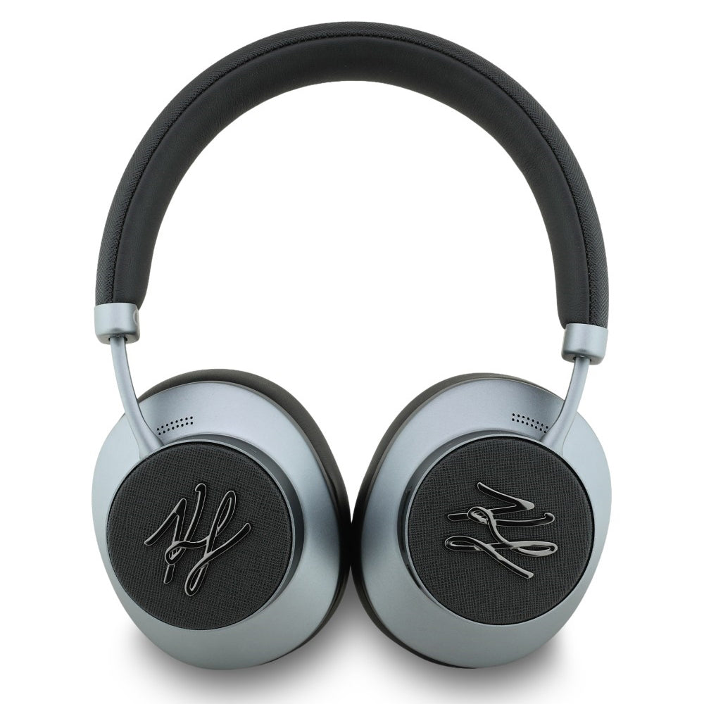 Auricolari Bluetooth Karl Lagerfeld Grained Initials, A2DP, ANC, Nero