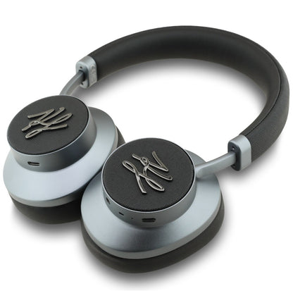 Auricolari Bluetooth Karl Lagerfeld Grained Initials, A2DP, ANC, Nero