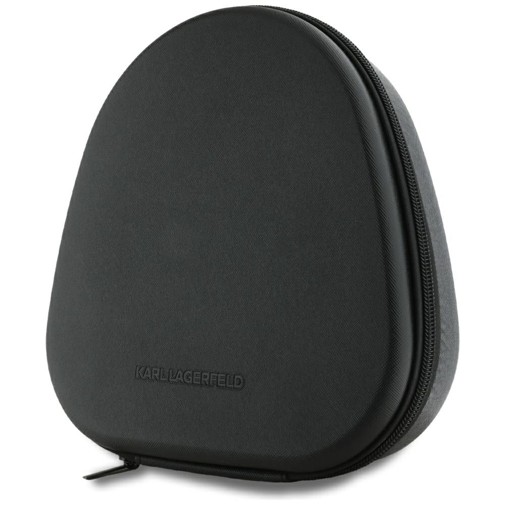 Auricolare Bluetooth Karl Lagerfeld Saffiano Elongated, A2DP, ANC, Nero