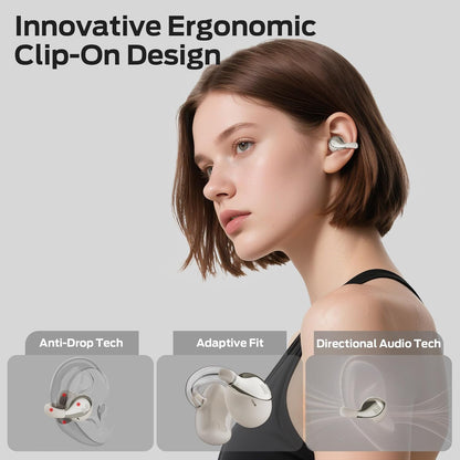 Handsfree Bluetooth Monster AC225, TWS, Crema Chiaro
