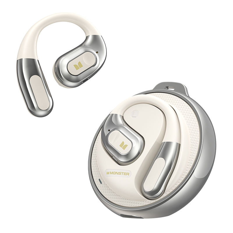 Auricolare Bluetooth Monster AC330 AI Translation, TWS, Bianco