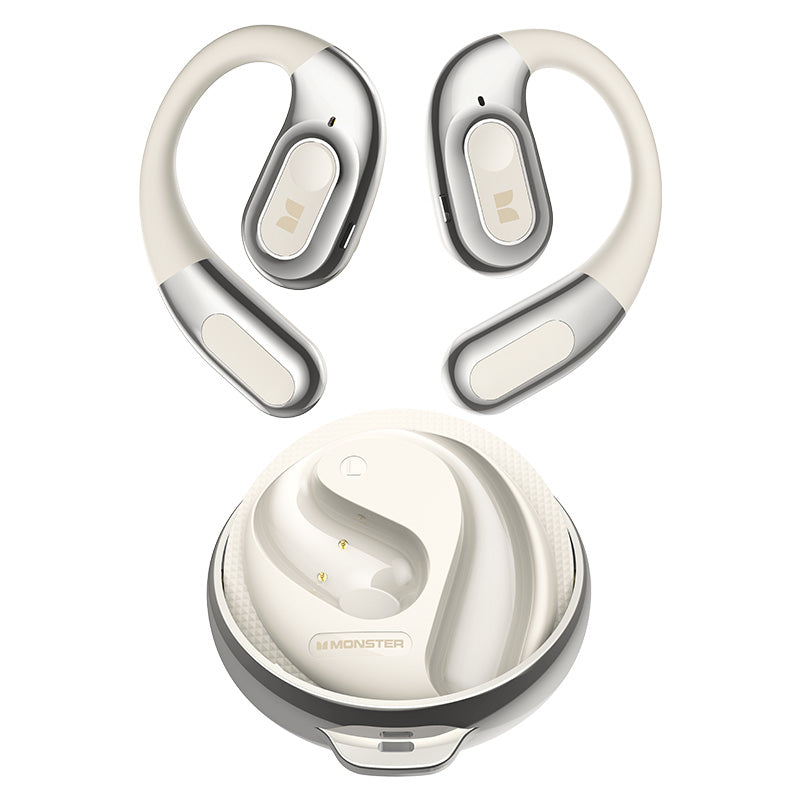 Auricolare Bluetooth Monster AC330 AI Translation, TWS, Bianco