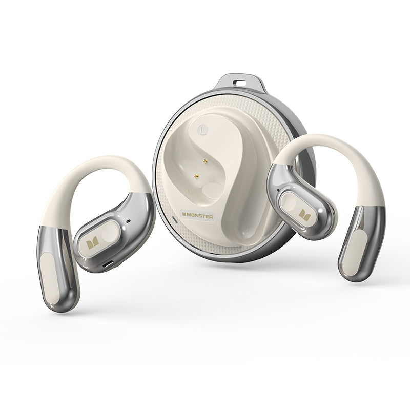 Auricolare Bluetooth Monster AC330 AI Translation, TWS, Bianco