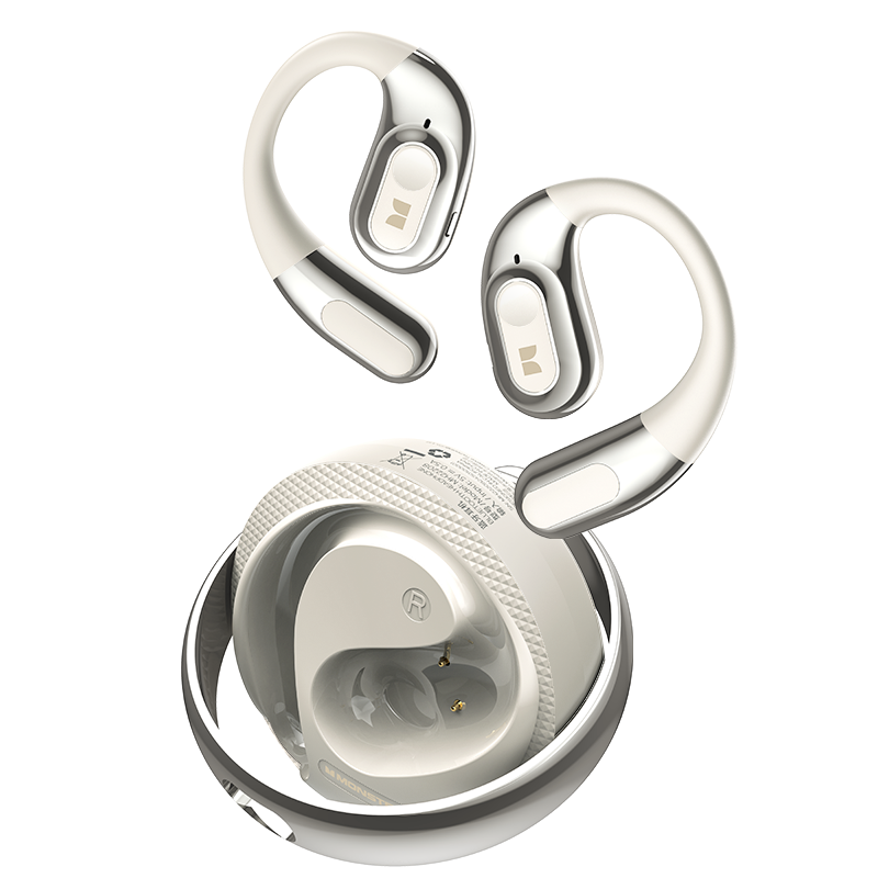 Auricolare Bluetooth Monster AC330 AI Translation, TWS, Bianco