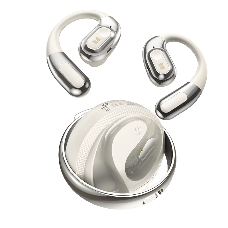 Auricolare Bluetooth Monster AC330 AI Translation, TWS, Bianco