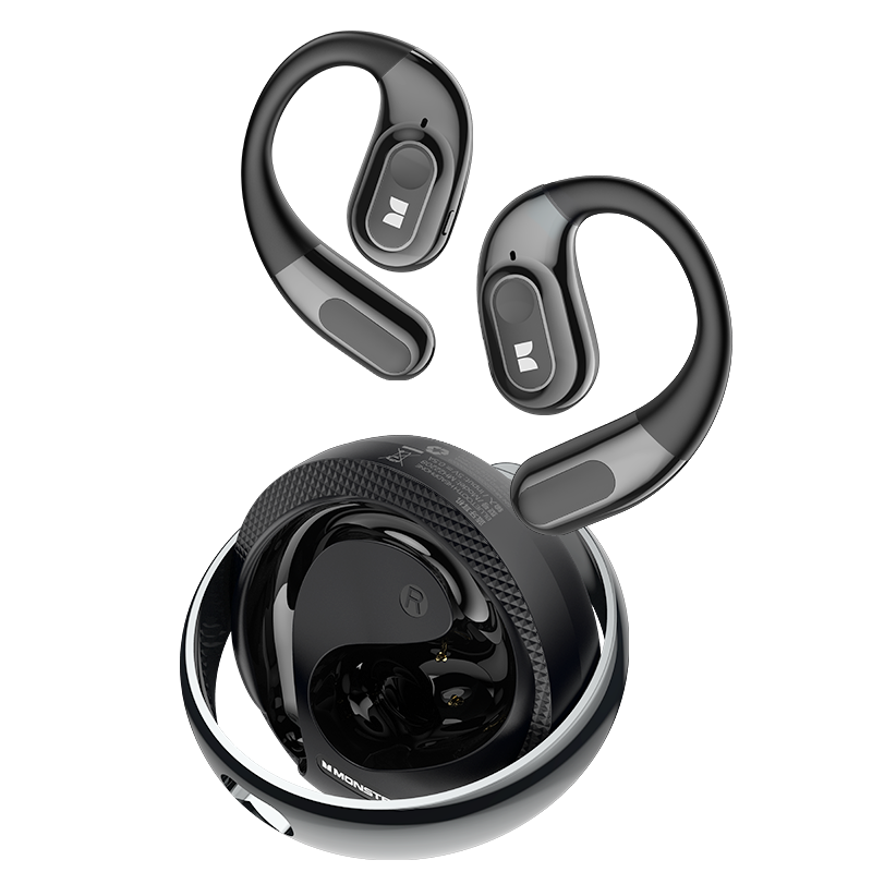 Auricolare Bluetooth Monster AC330 AI Translation, TWS, Nero