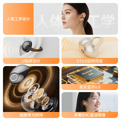 Handsfree Bluetooth Monster AirClip AC200, TWS, Crema Chiaro
