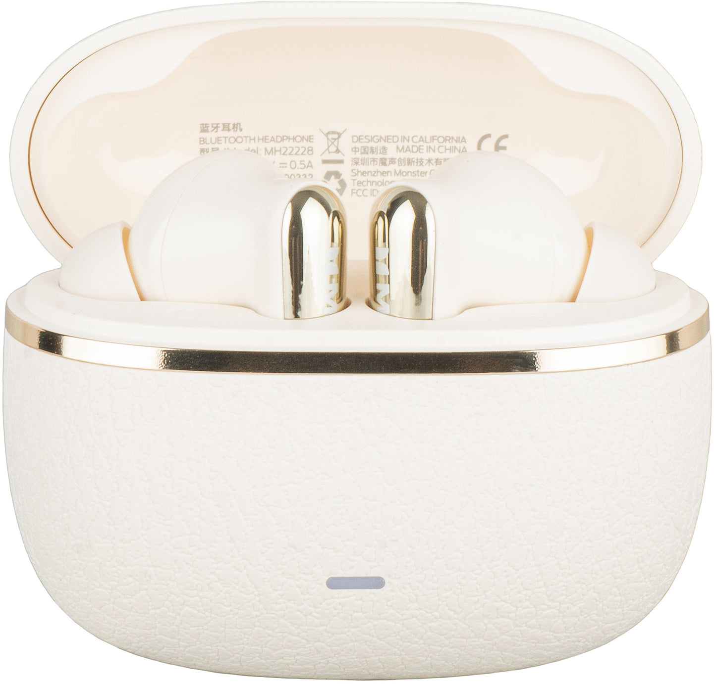 Handsfree Bluetooth Monster Clarity 200, TWS, ANC, Crema Chiaro