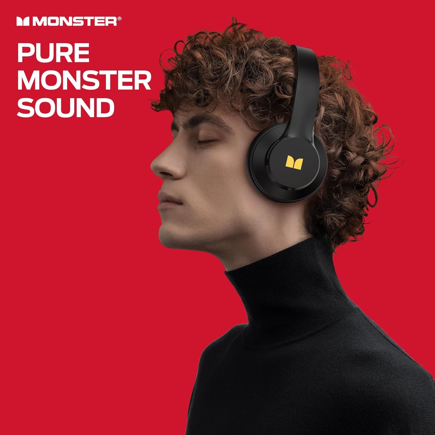 Auricolare Bluetooth Monster Mission 100, MultiPoint, A2DP, ANC, Nero