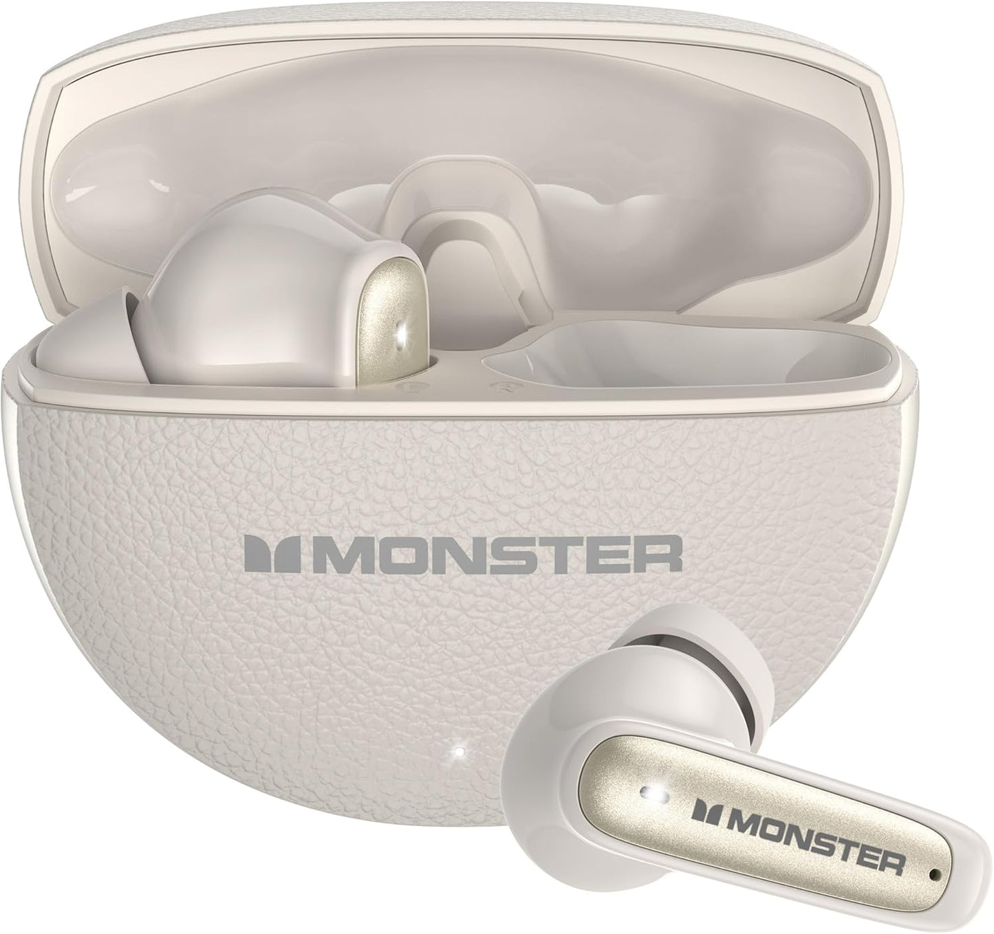 Auricolari Bluetooth Monster N-Lite 310, TWS, Crema Chiaro