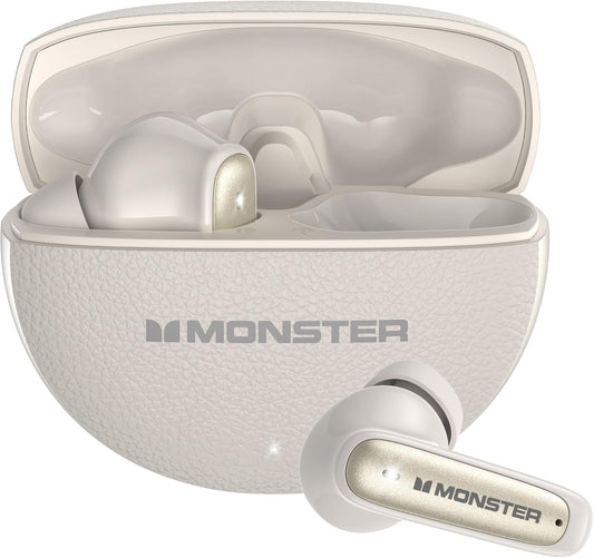 Auricolari Bluetooth Monster N-Lite 310, TWS, Crema Chiaro