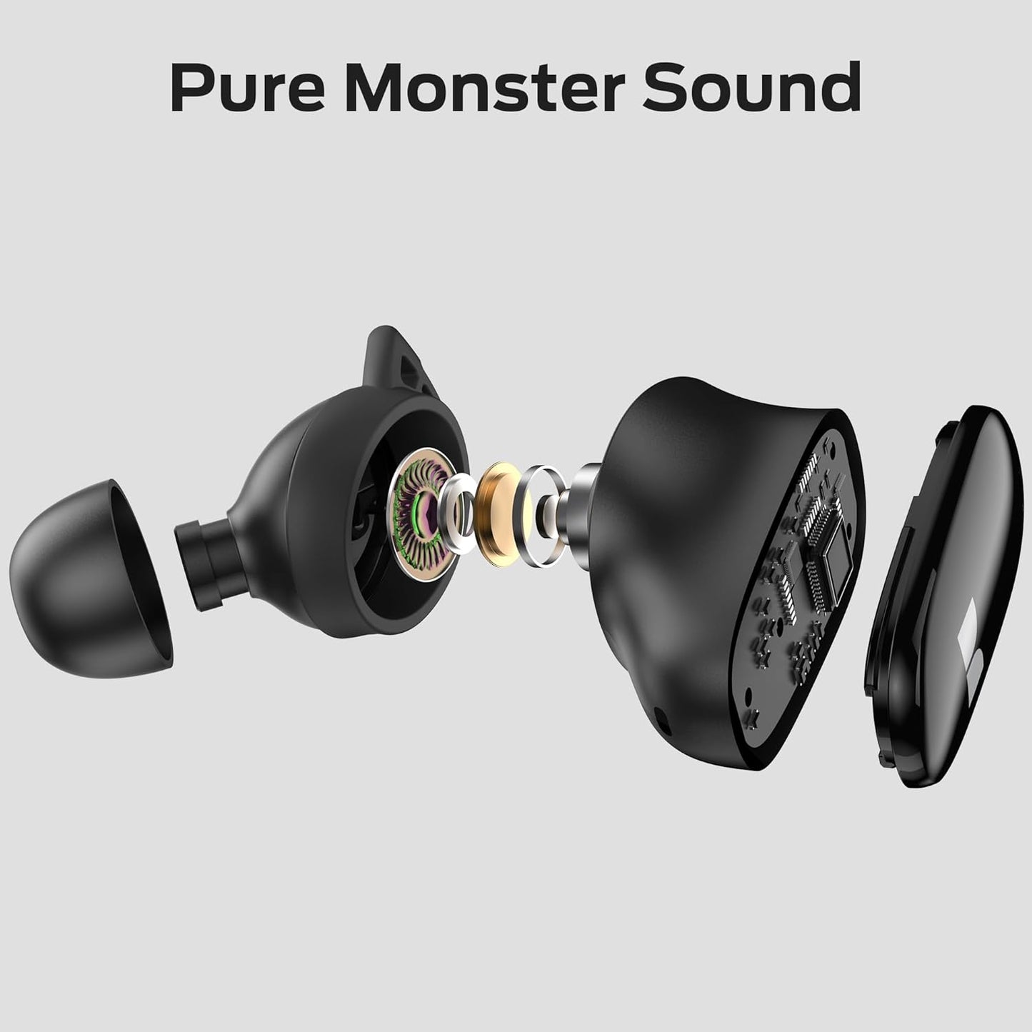 Handsfree Bluetooth Monster N-Lite 206, TWS, Nero