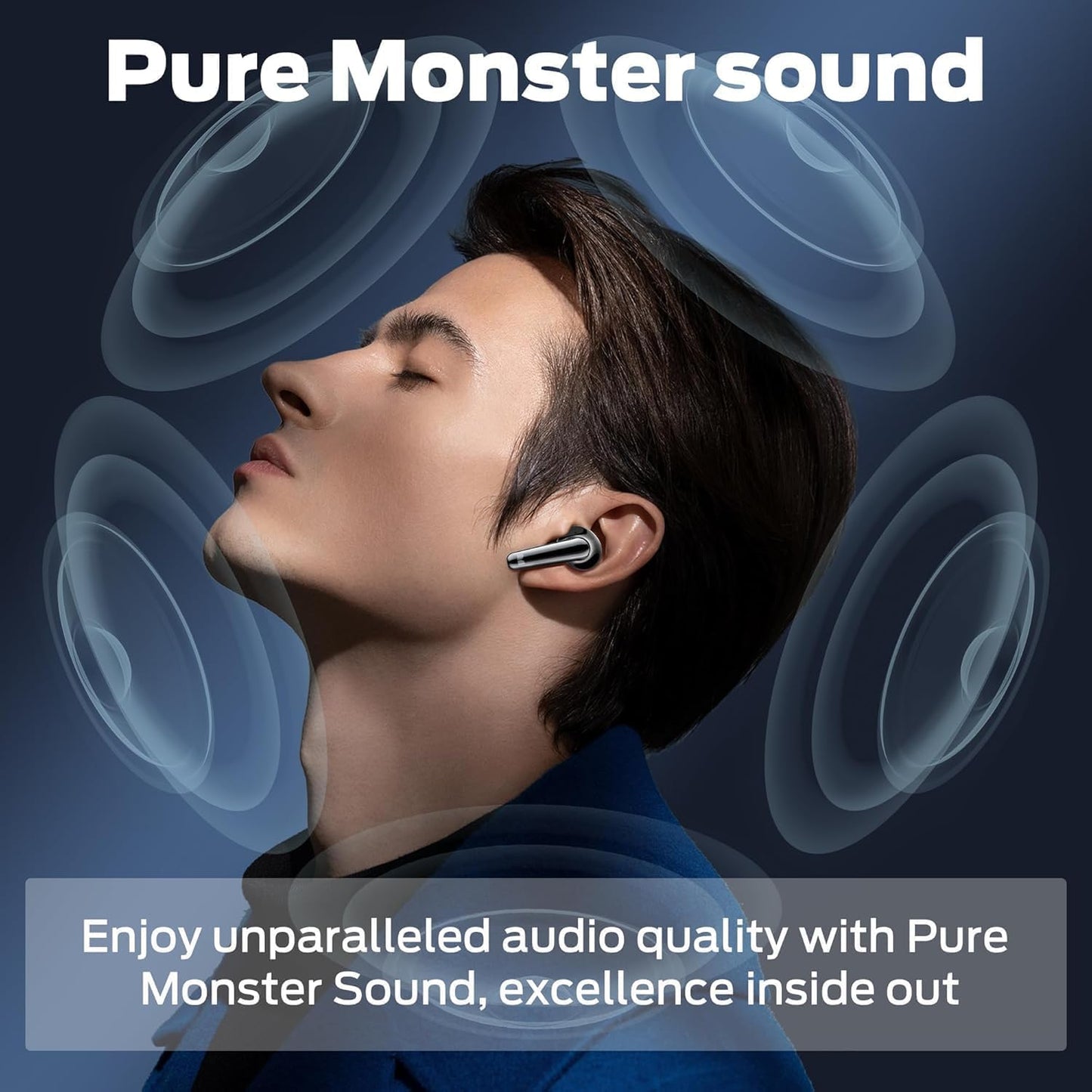 Auricolari Bluetooth Monster N-Lite 203 AirLinks, TWS, Nero