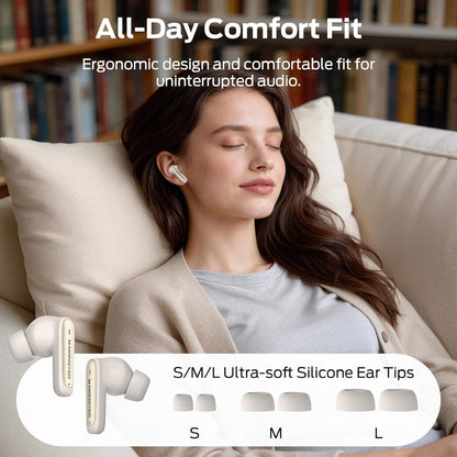 Auricolari Bluetooth Monster N-Lite 310, TWS, Crema Chiaro