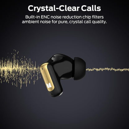 Auricolari Bluetooth Monster N-Lite 217, TWS, Nero