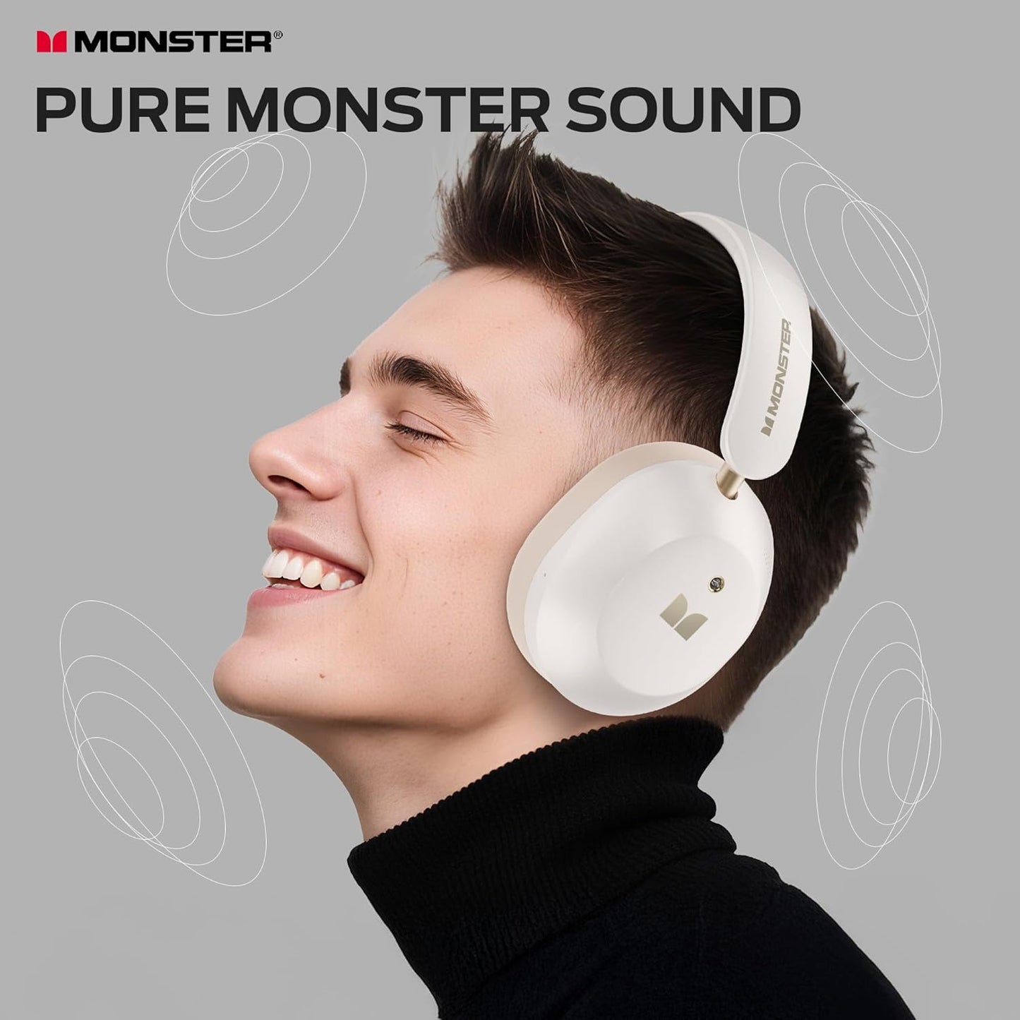 Handsfree Bluetooth Monster Persona 6th, MultiPoint, A2DP, ANC, Bianco
