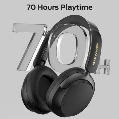 Handsfree Bluetooth Monster Persona 3rd, MultiPoint, A2DP, ANC, Nero