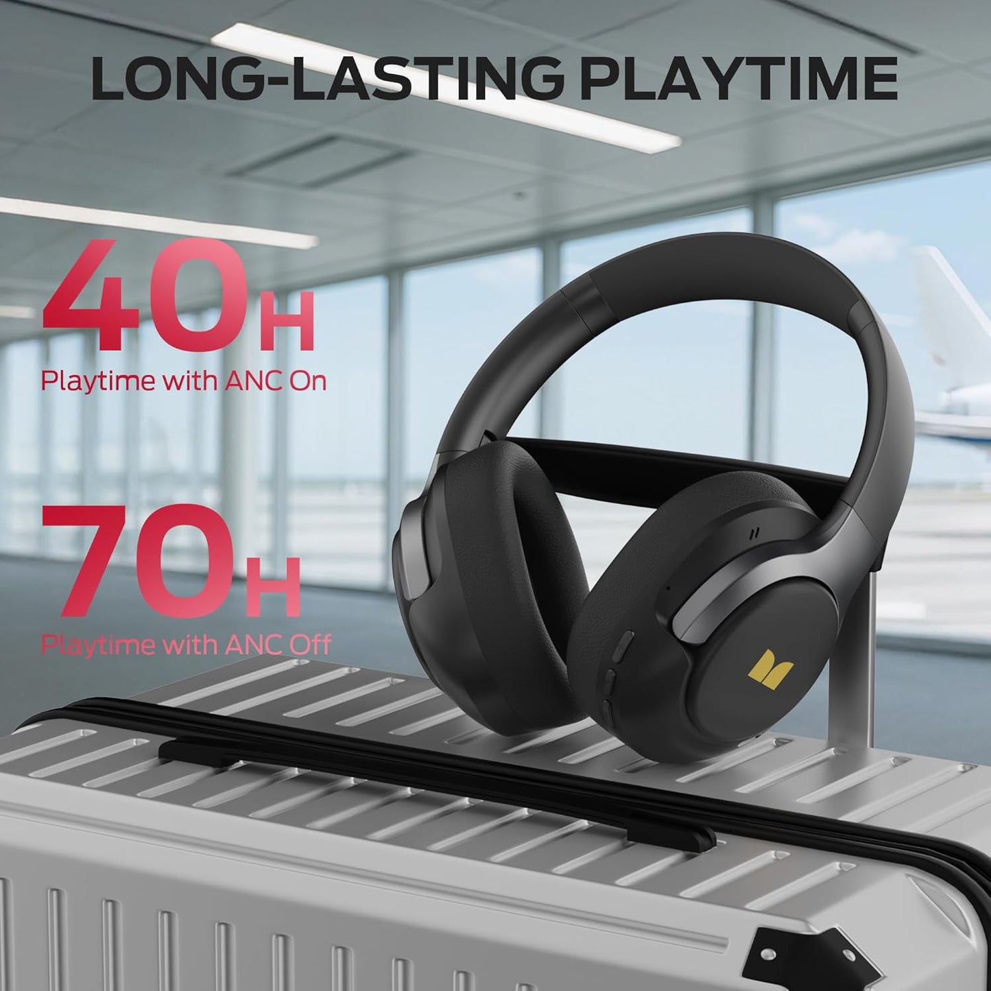 Handsfree Bluetooth Monster Persona 5th, MultiPoint, A2DP, ANC, Nero
